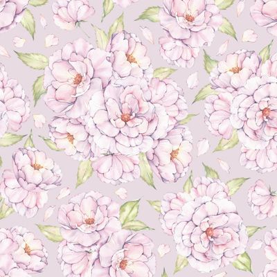 Розы на пыльно-розовом - Wild Roses on mauve