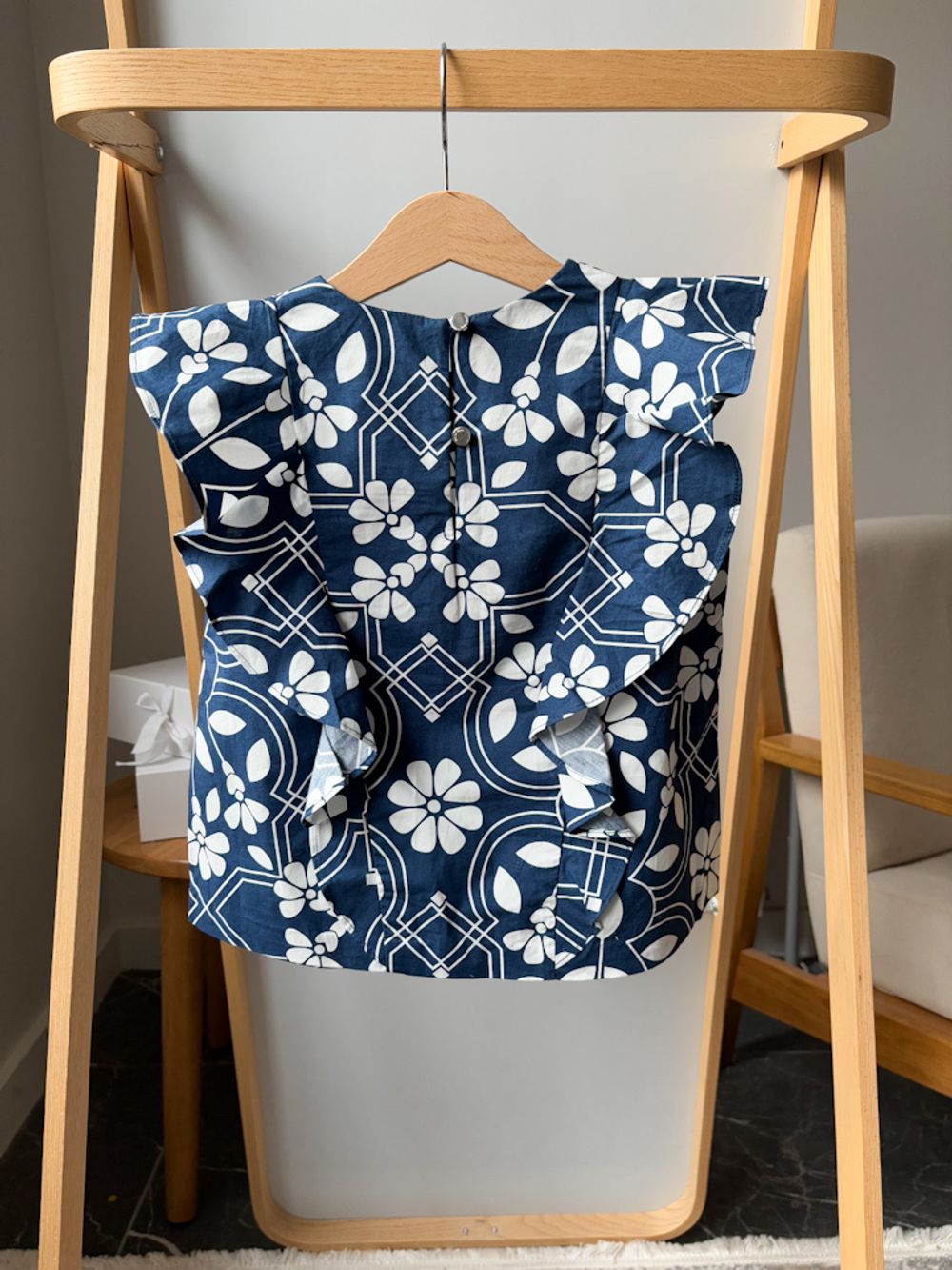 Новая хлопковая блузка Jacadi, 110