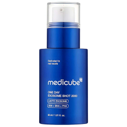 medicube One Day Exosome Shot 2000 Деликатная ампула с микроиглами для сужения пор 30мл