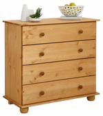 Комод, 86х40х80, Мелоди, с ящиками для одежды, в прихожую, для игрушек, деревянный, бежевый, Dipriz