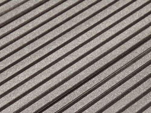 Террасная доска из ДПК Ulmus - бесшовная цвет: темно-коричневый.