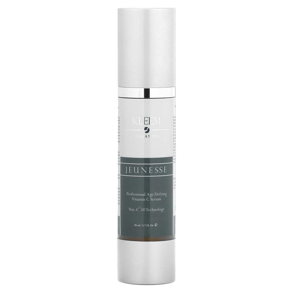 Kleem Organics, Jeunesse, профессиональная антивозрастная сыворотка с витамином C, 50 мл (1,7 жидк. унции)