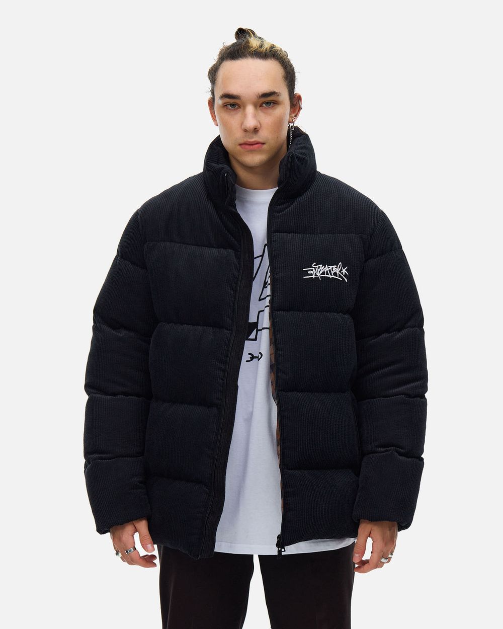 Пуховик Anteater AW25 Downjacket Velvet черный