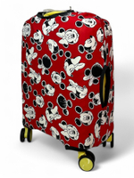 Чехол на чемодан 20", цвет красный/разноцветный, Микки
