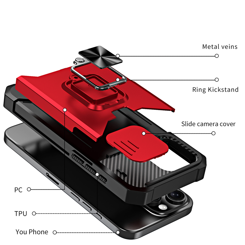 Противоударный чехол Сard Reader Case для iPhone 16 Pro Max