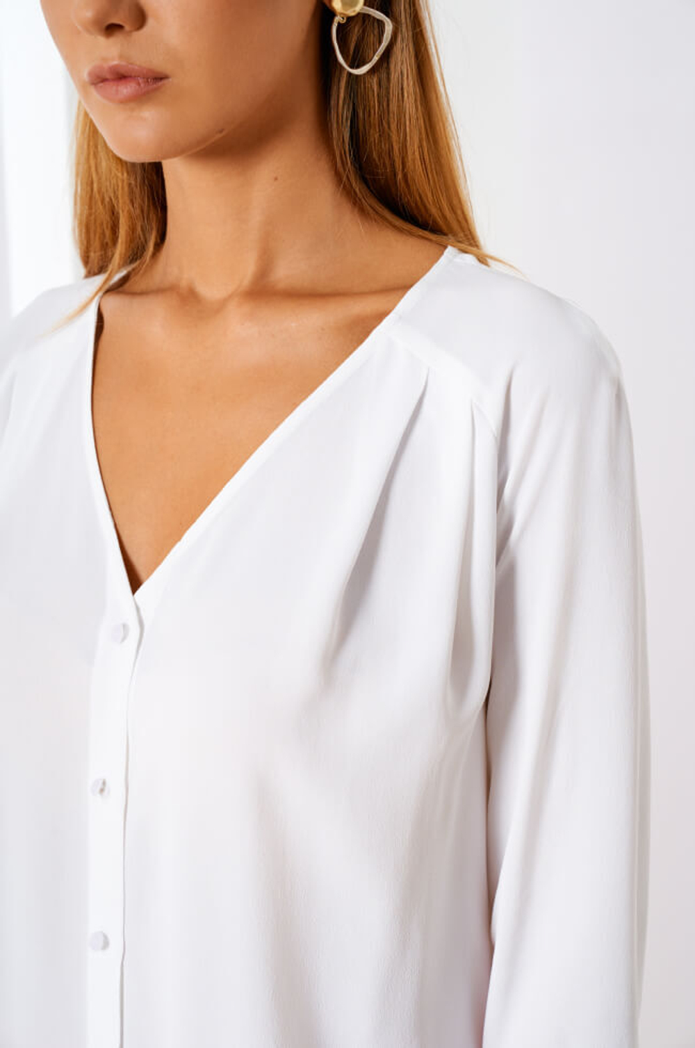 22401 Блузка женская (белый)