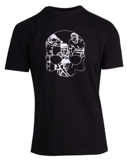 Мужская теннисная футболка Hydrogen Sketch - черный