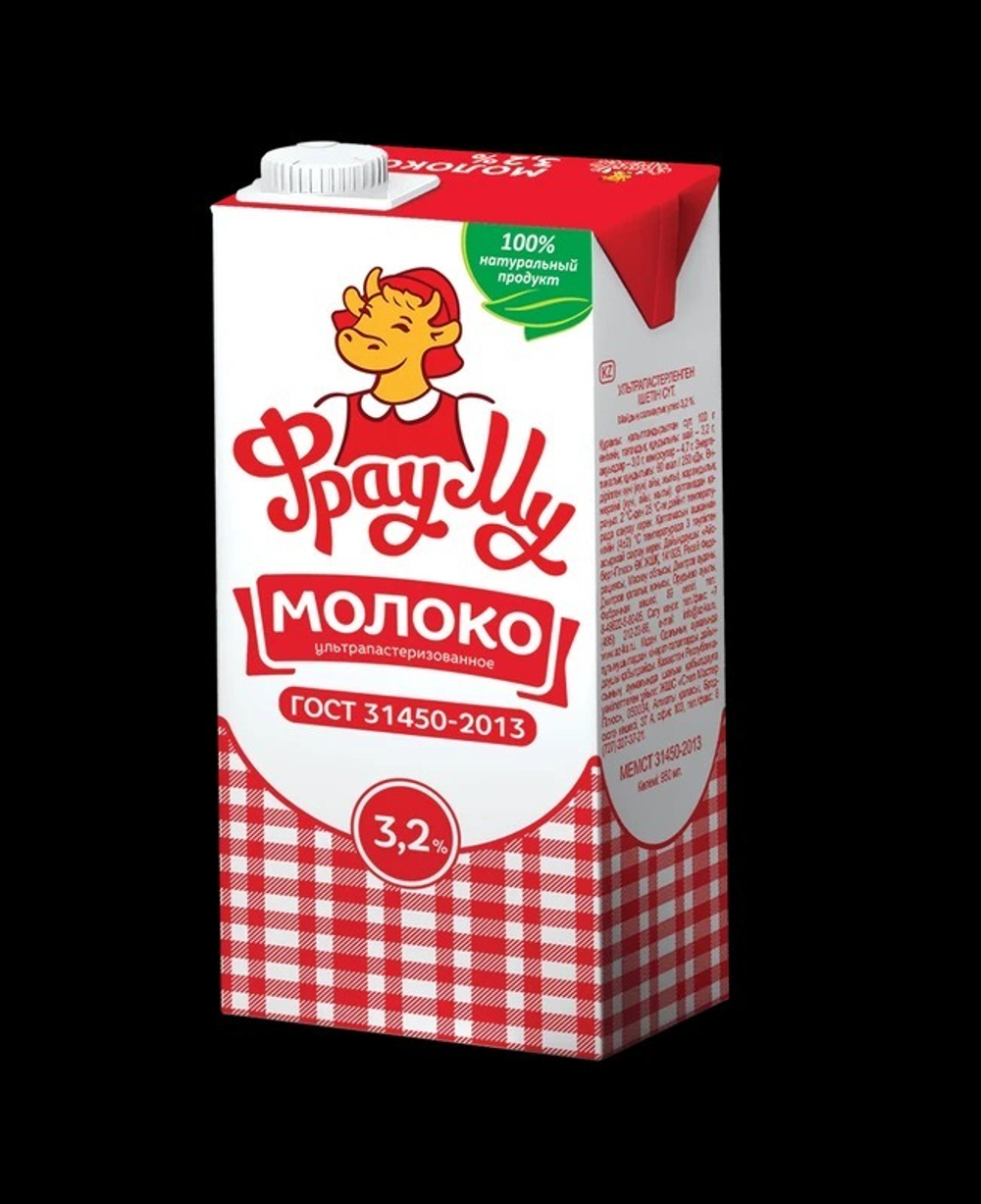 Молоко Фрау Му ТБА 3,2% 950мл
