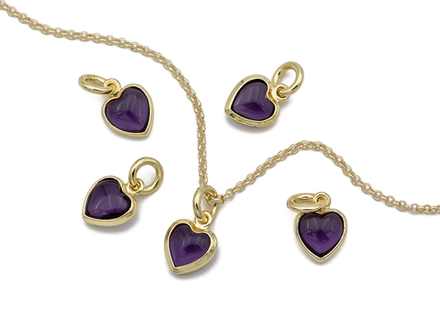 Подвеска Сердце-мини, 8,8мм