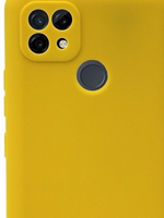 Накладка Realme C21 силикон матовый желтый Zibelino