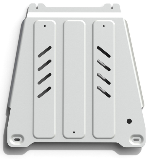 Защита КПП Rival для Toyota Tundra II (V - 5.7) 2007-2018 (устанавл-ся совместно с 2333.9510.1.6), штампованная, алюминий 6 мм, с крепежом, 2333.9511.1.6