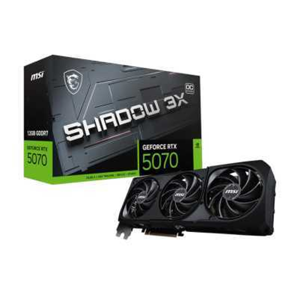 Видеокарта MSI nVidia GeForce RTX 5070 12G Shadow 3X OC