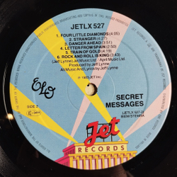 Винтажная виниловая пластинка LP ELO Electric Light Orchestra Secret Messages (Holland 1983) Letter From Spain