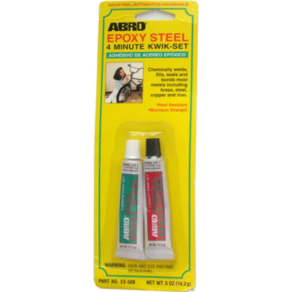 Клей эпоксидный 4-х минутный для металлов 14,2г ABRO ES 508