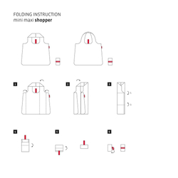 Сумка складная mini maxi shopper glencheck red