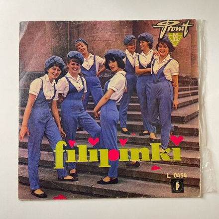Винтажная виниловая пластинка LP Filipinki Piosenki Rowiesnikow (Польша 1965) 10 дюймов Pronit