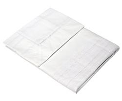 Постельное белье 2 спальное евро макси Iris белое