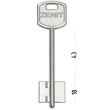 Заготовка сувальдного ключа 12806 ZNT3D