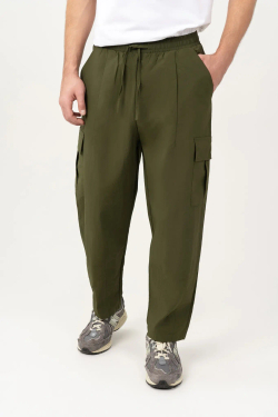 Брюки KUL'TURA "Nylon cargo" Хаки