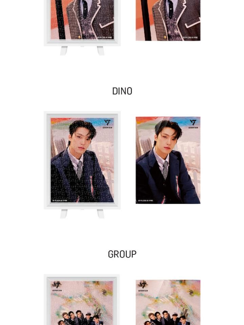 товары SEVENTEEN - 17 IS RIGHT HERE OFFICIAL MD MINI 80pcs STAND PUZZLE