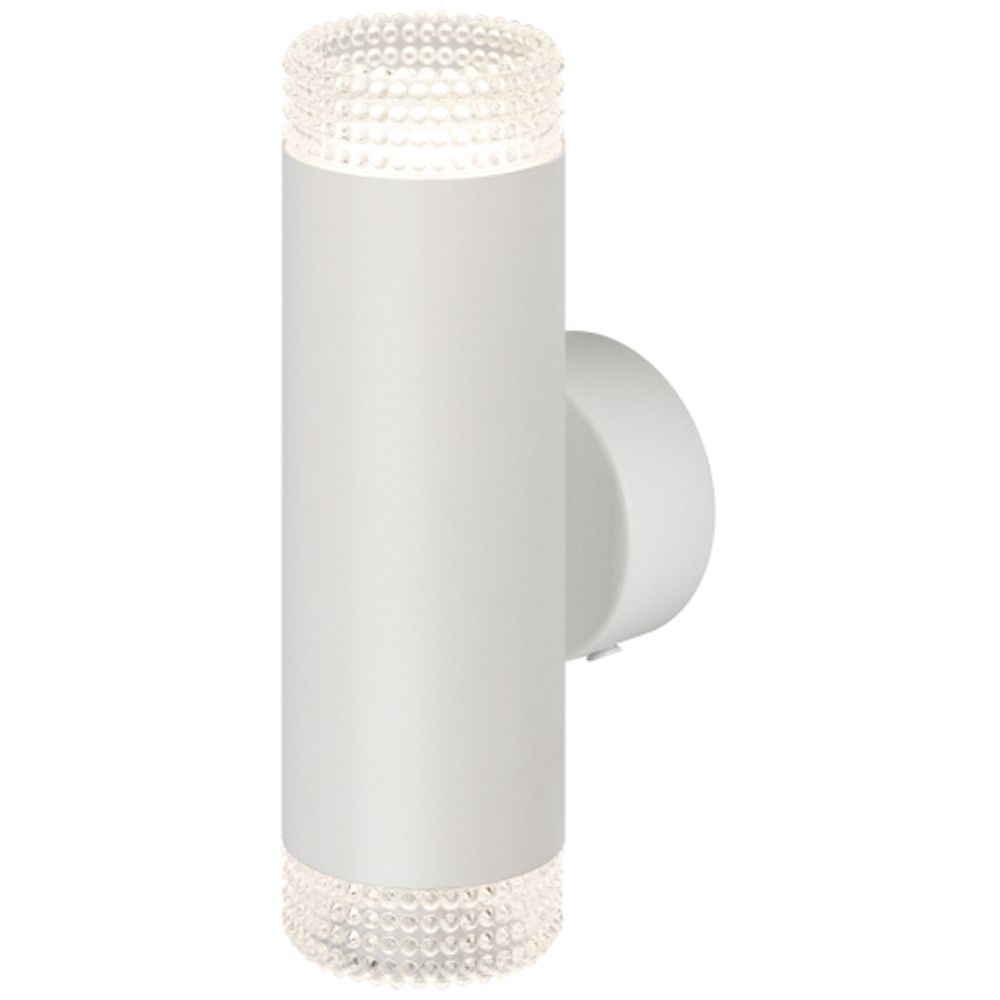 Светильник настенный ЭРА WL50 WH/TR под лампу MR16 GU10 белый/прозрачный