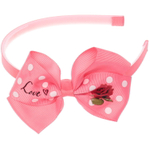 Ободок для волос детский на блистере «Rapunzel- Love of flowers», микс 6 цветов, 1 см