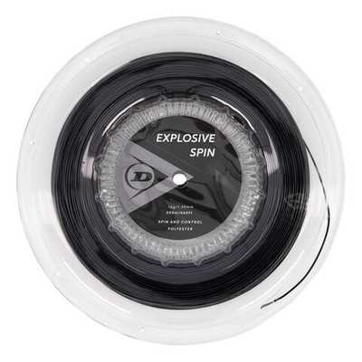 Струны теннисные Dunlop Explosive Spin String Reel 200m - Black