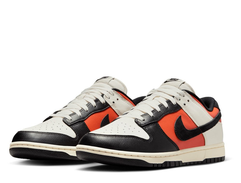 Баскетбольные кроссовки  Nike Dunk Low Retro Phantom/Vintage Coral/Pale Ivory/Black
