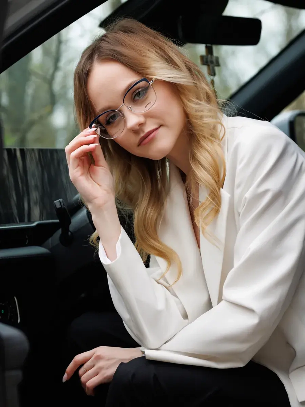 Модная оправа для очков зрение кошечки