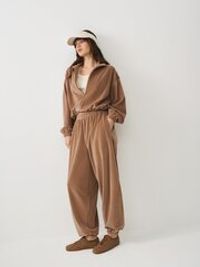 Брюки велюровые "Капучино" женские