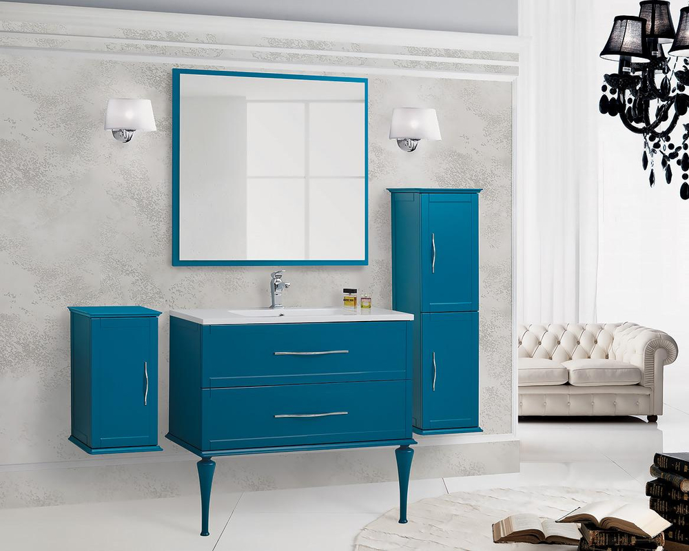 Мебель для ванной Cezares TIFFANY 100 Blu Petrolio