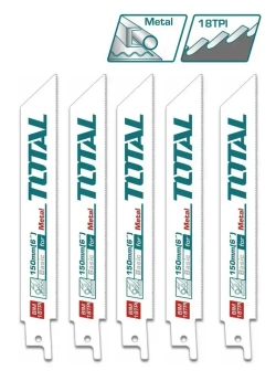 TOTAL Полотно 150 мм, шаг 18/10 мм 5 шт.