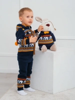 Костюм вязаный детский "Веселый зоопарк"