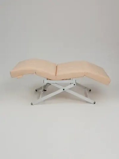 Кушетка анатомическая Квадрат ноги металл с регулировками изголовья и ног с электроприводом