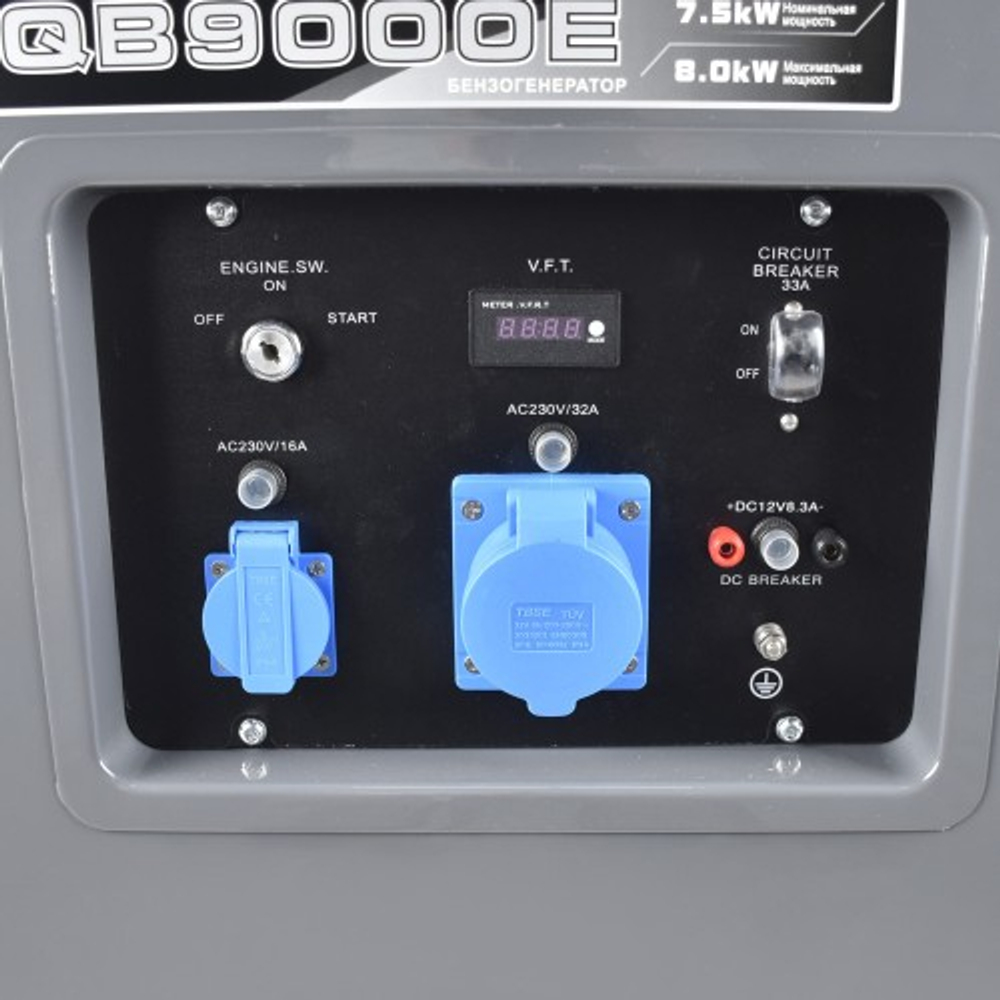 Генератор бензиновый Evoline QB 9000 E (произведено Zongshen) 1T90DFQ75EVO