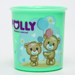7048590 Набор посуды POLLY: кружка 0,2 л., тарелка на присоске, цвет МИКС