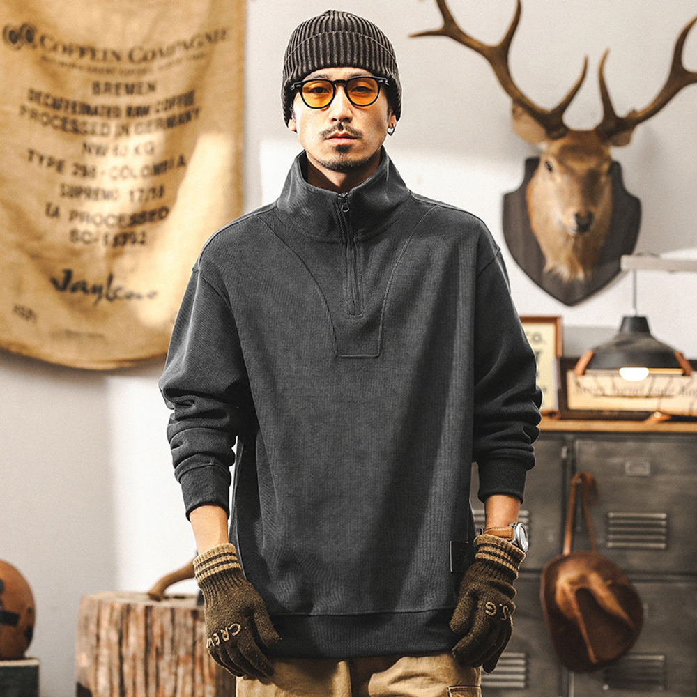 Американский свитер мужской зимний Chenier полувысокий воротник мужской