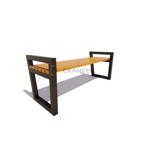 Скамейка садовая «Муром» без спинки (2,5 м лиственница,30х60)