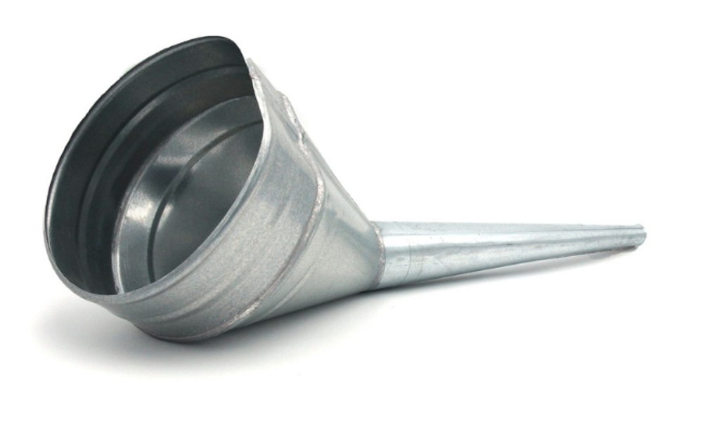 Воронка метал. прамая средняя Ø 130/15мм. (10шт)