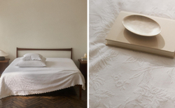 Zara Home покрывало из хлопка, белый · 5163/006