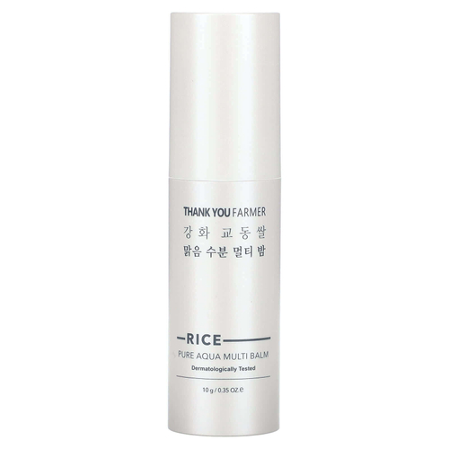 Thank You Farmer, Rice, мультибальзам с чистой водой, 10 г (0,35 унции)