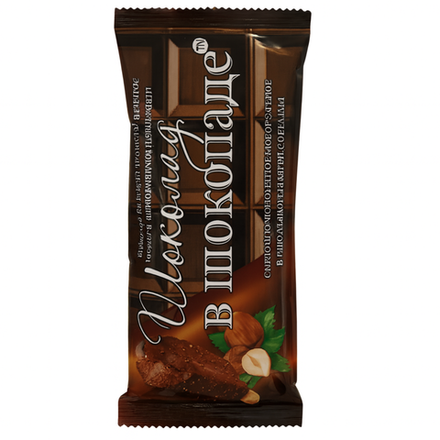 Мороженое шоколад в шоколаде с орехами 70 гр