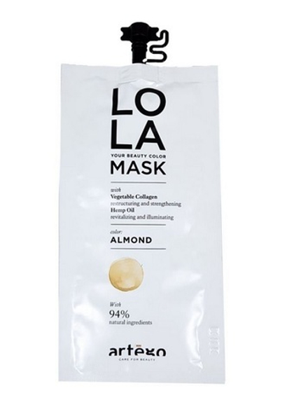 Оттеночная маска LO LA оттенок МИНДАЛЬ 20мл / LO LA mask ALMOND 20ml