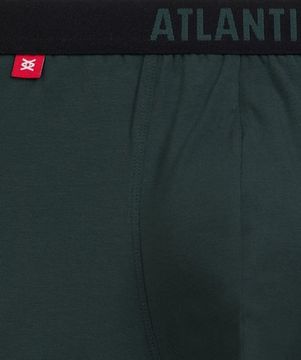 Трусы мужские боксеры (3шт), Atlantic 3MH-011, черный + изумрудный + каберне