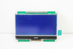 ЖК-дисплей GMD12864-06D, 128х64 пикселей, размер 62х46х6.8мм, драйвер ST7565R, подстветка синия (символы белые)