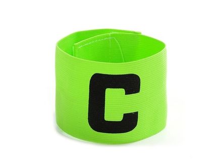 Капитанская повязка. Длина 32 см, ширина 6,5 см. С-КВ1  (салатовый)