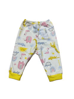 Штанишки с манжетом на резинке из футера (100% хлопок с начесом) на рост 68 см