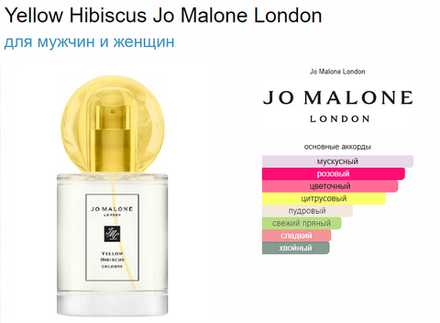 Jo Malone Yellow Hibiscus 2021 100ml (duty free парфюмерия)