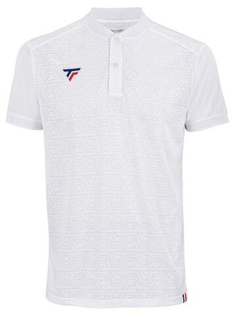 Мужское теннисное поло Tecnifibre Team Mesh Polo - белый