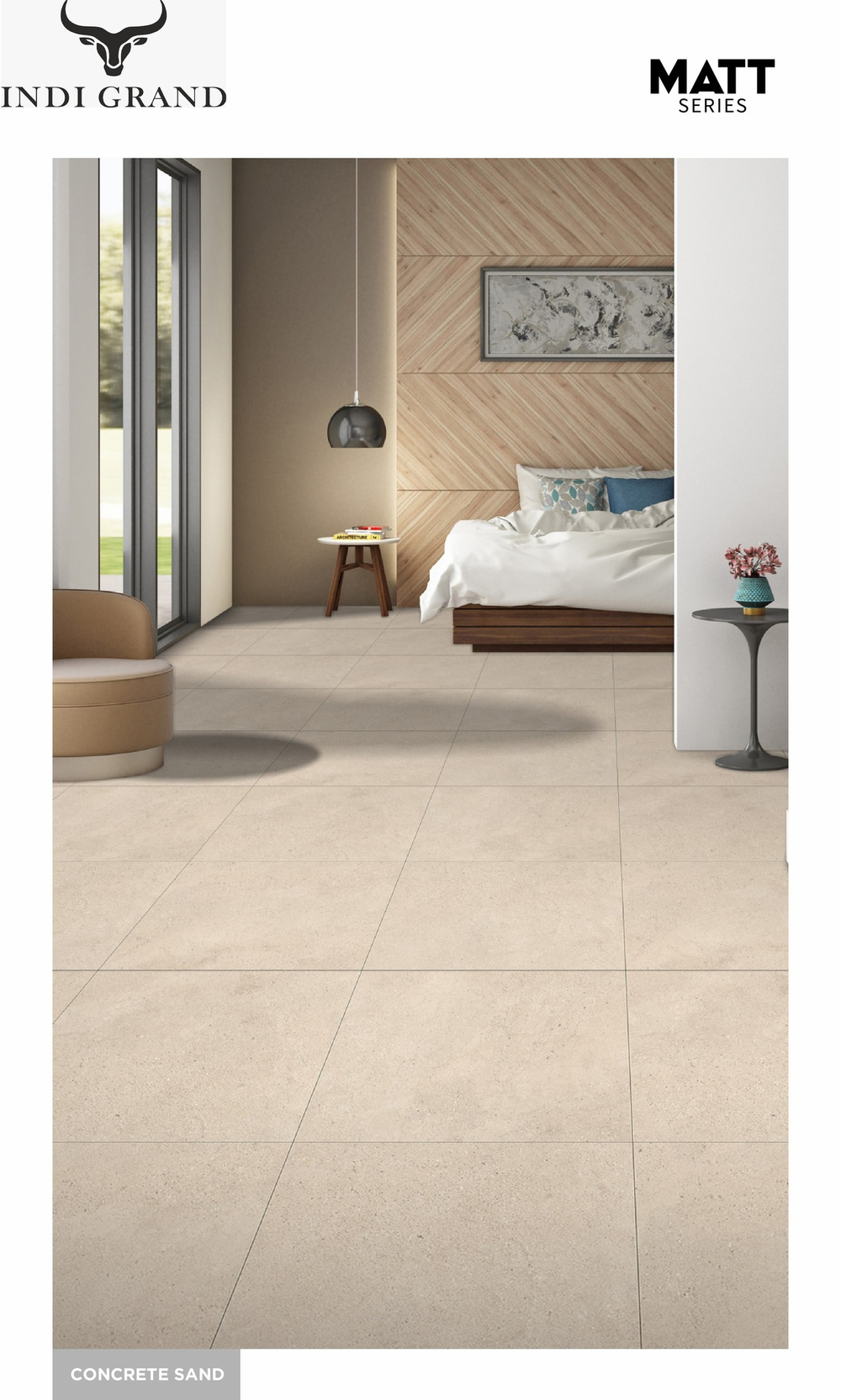 Керамогранит matt 60х60 concrete sand